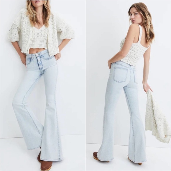 Veronica Beard Denim - NWT Veronica Beard Sheridan High-Rise Stretch Bell-Bottom Flare Jeans